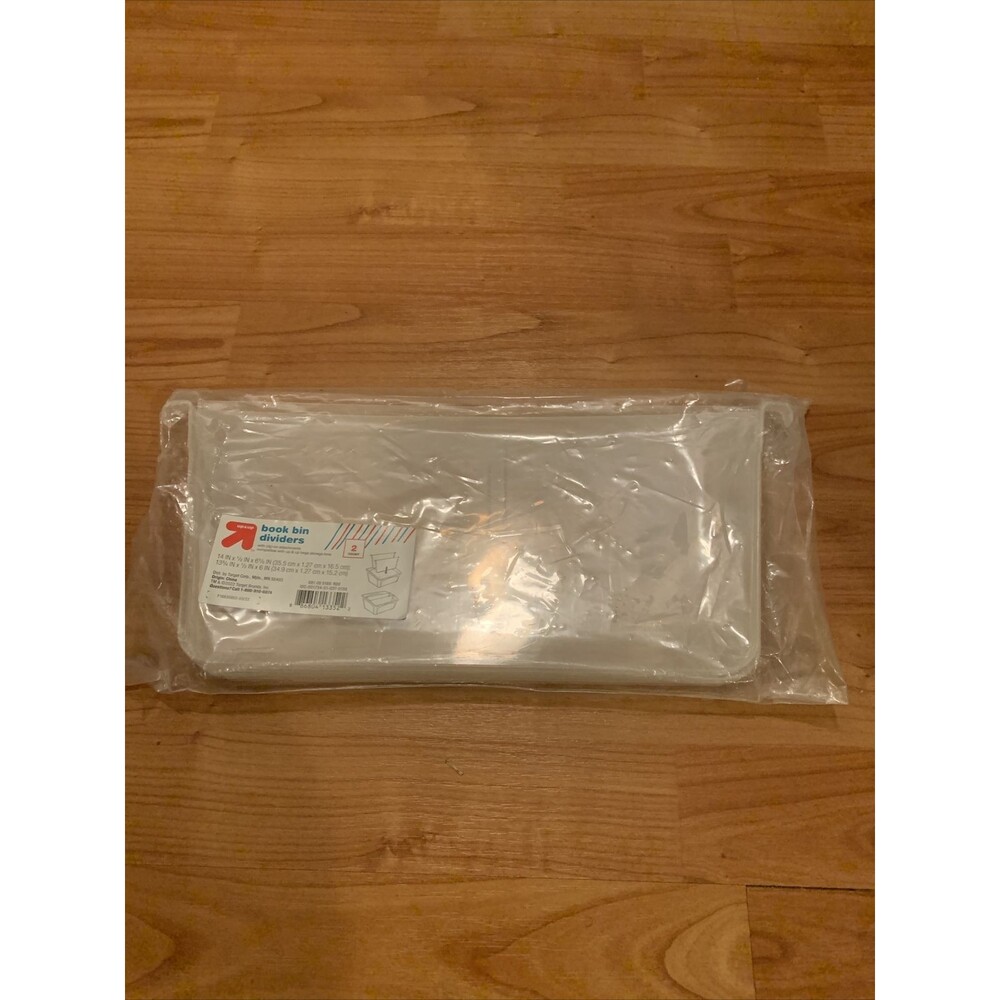 2-Count Up & Up x Target Book Dividers Clear